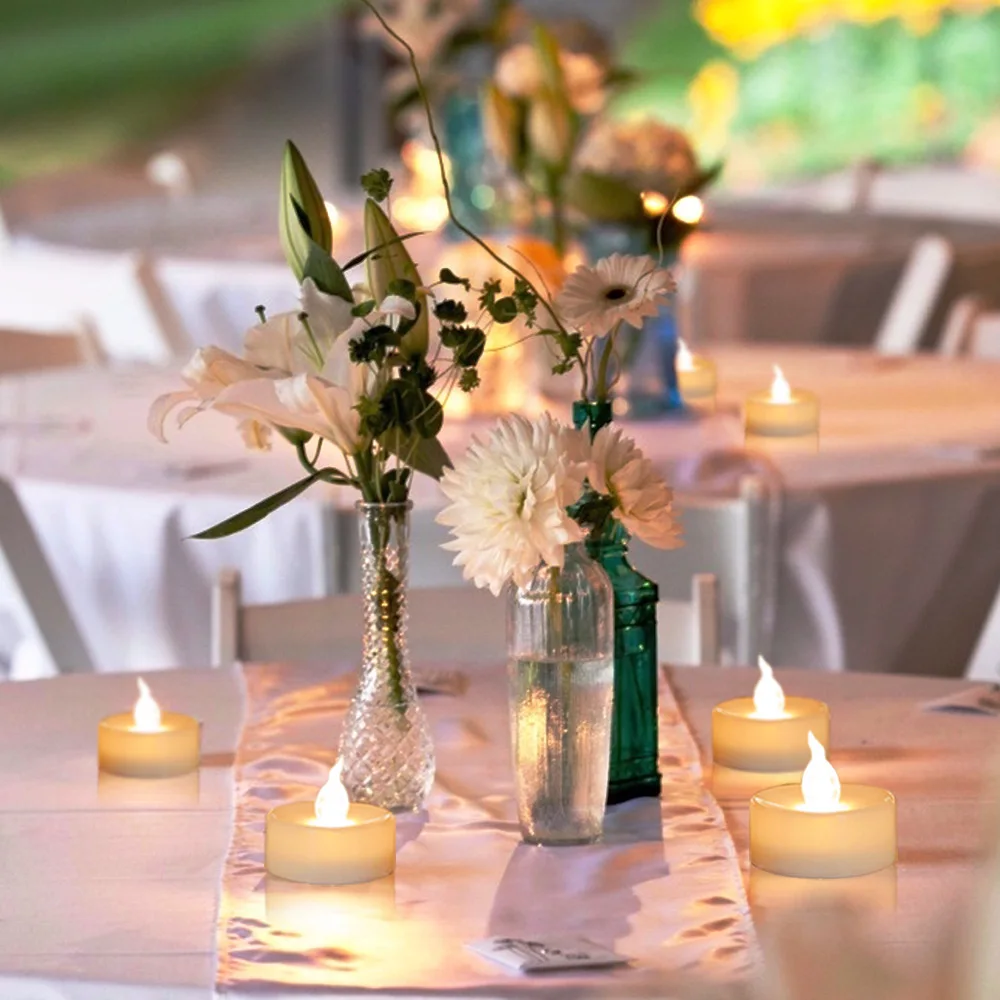 LED Floating Candle Electronic Light Christmas Day Wedding Decoration