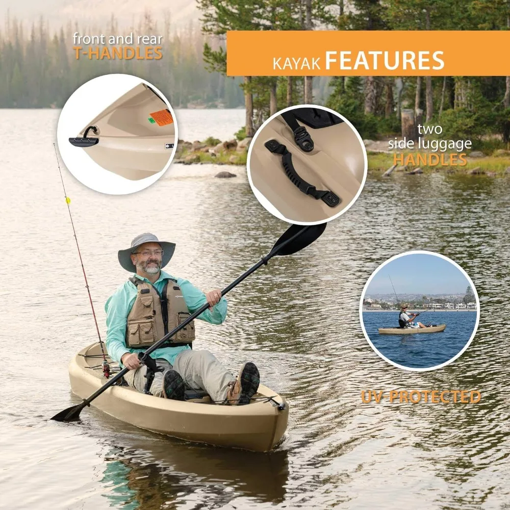 

Tamarack Angler 100 Fishing Kayak Hard Plastic Kayaks Racing Boats & Kayaking Cayak Boat Inflatable Dry Suit Kayak Accessories