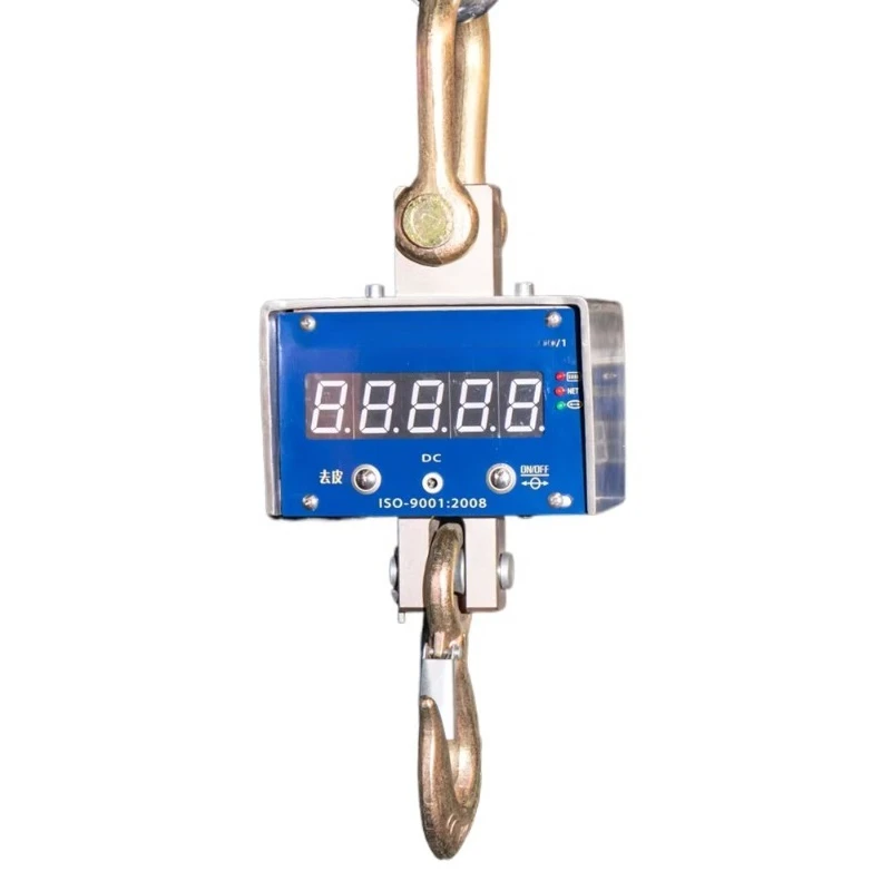 Báscula colgante de acero al carbono de buena calidad, balanza de grúa inalámbrica Digital de 2 toneladas, superventas