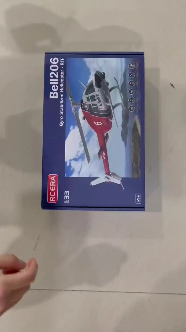 RC ERA C138 BELL 206 RCヘリコプター ジェットレンジャー 6軸ジャイロ