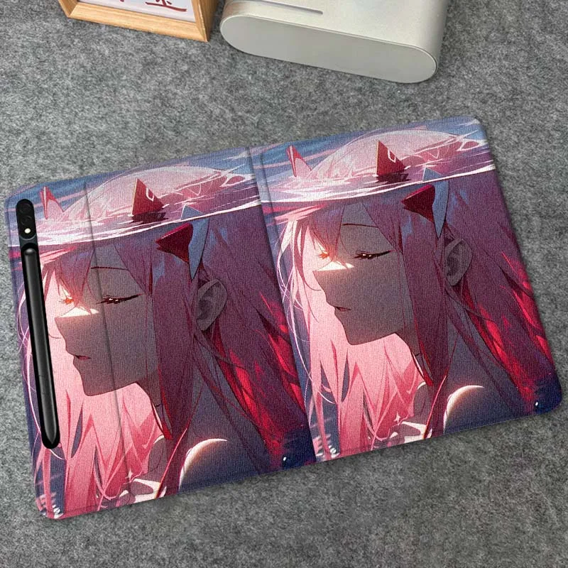 

Darling In The Franxx Anime For Samsung Galaxy Tab S9 S10 S6 S7 S8 FE Plus Lite Inch Foldable Cover Tablet Case