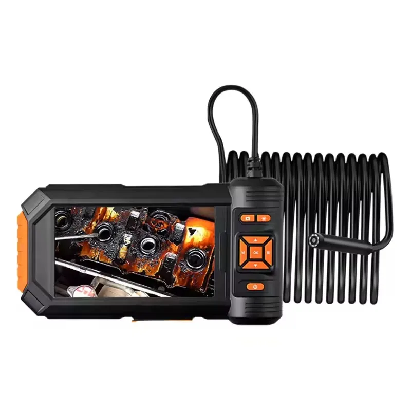 

HD808 Handheld Endascope 1080P HD 8mm Lens 5 Inch Screen Industrial Portable Borescope 2m Cable Inspection Cmera Snake Cmera