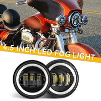 4.5“ 4 1/2 Inch Motorcycle LED Fog Passing Auxiliary Light for Harley Classic Road King 4.5Inch LED Fog Light