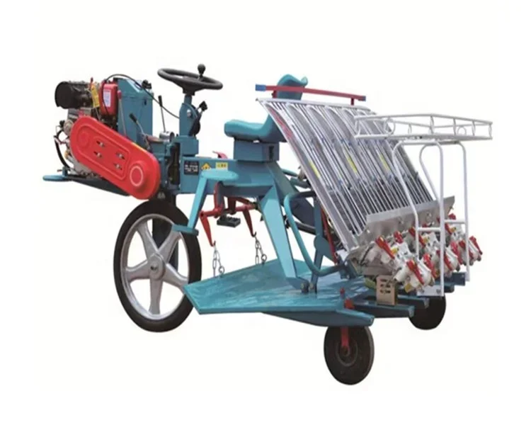 High-Efficiency 6 Row Manual Rice Transplanter Machine Quality Paddy Seeds Planter Farm Tractor Equipment Motor Used Other