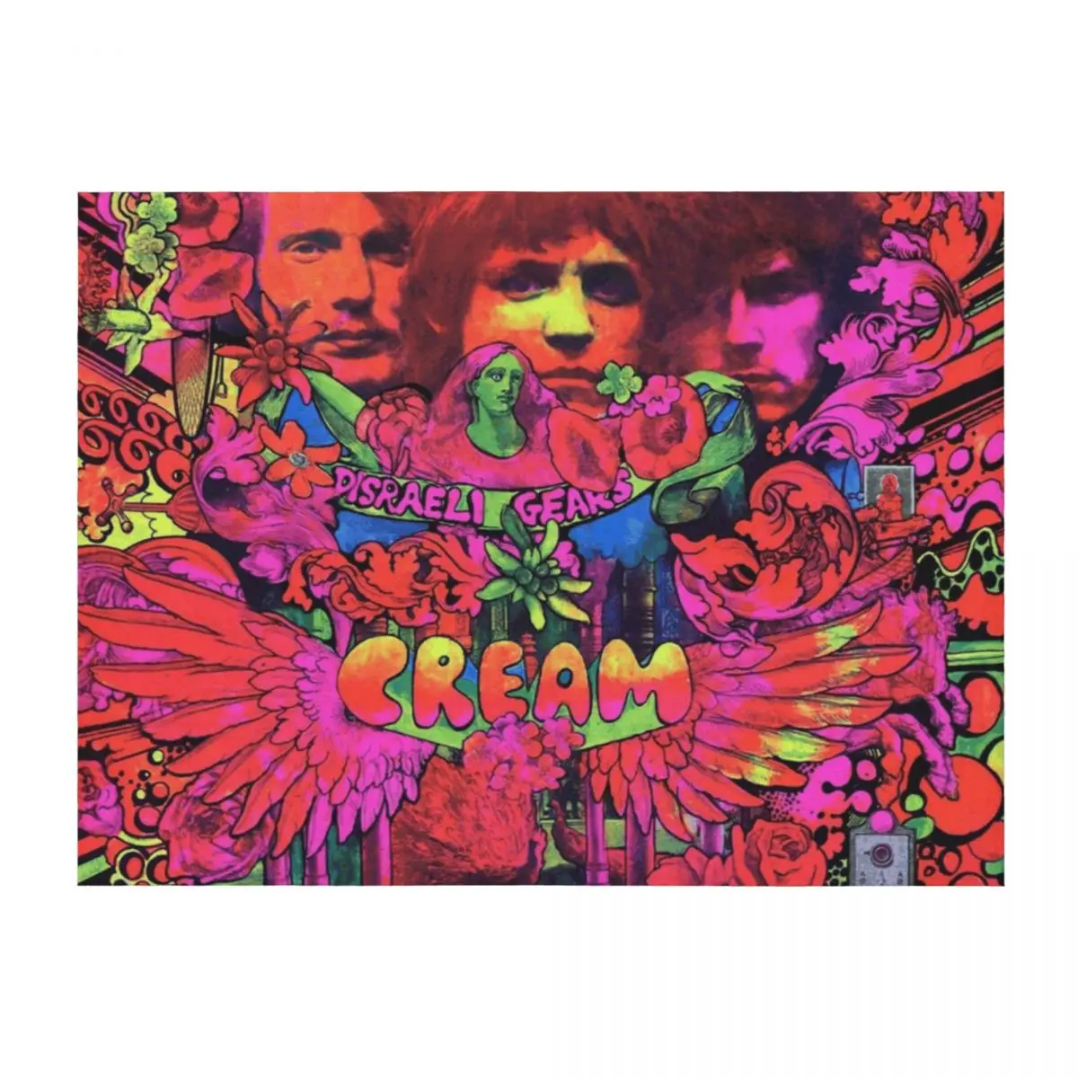 

Disraeli Gears Throw Blanket Plush Picnic Winter beds Baby Blankets