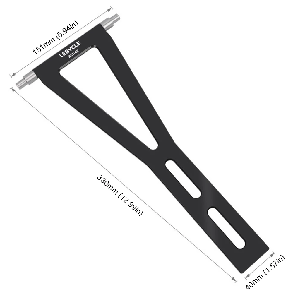 Cycling Bike Centering Gauge Aluminum Alloy Bicycle Ring Adjusting Table Calibration Corrector Cycling Accessories Repair Tools view 6