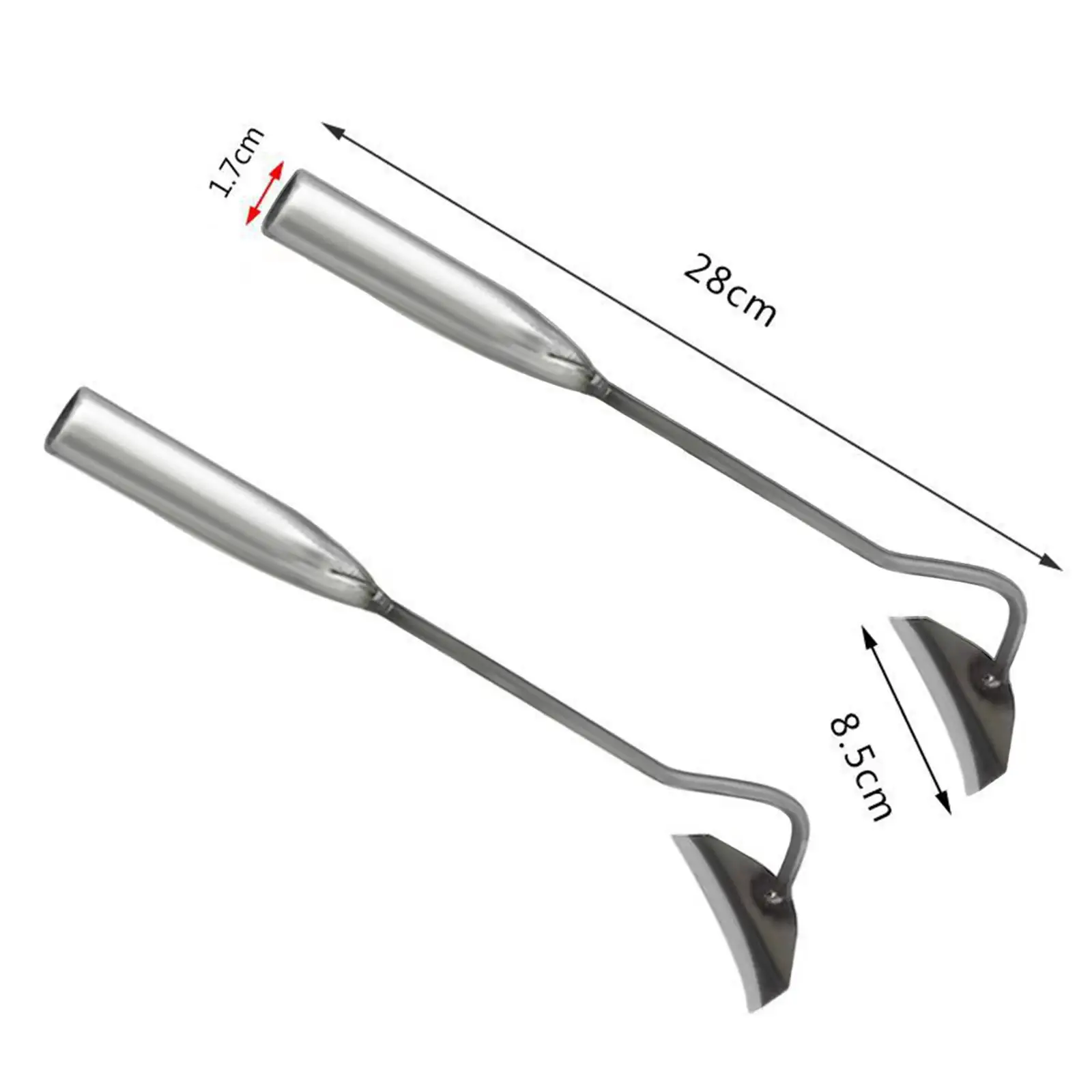 Motyka ręczna 28 cm, oszczędzająca pracę, z metalowym uchwytem, lekka, narzędzie do pielenia ogrodu, na podwórko, do sadzenia bonsai.