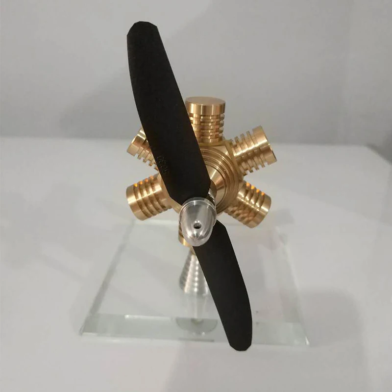 Stirling Steam Engine Model Mini External Combustion Engine Gift