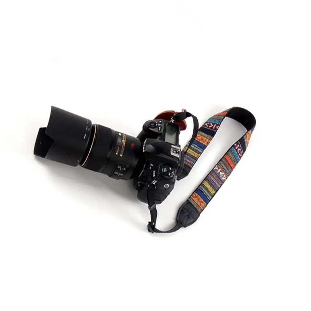 

Colorful Camera Strap Multi-color Bright Cotton Webbing Soft Fiber Cloth for Camera Straps Photography Accessories