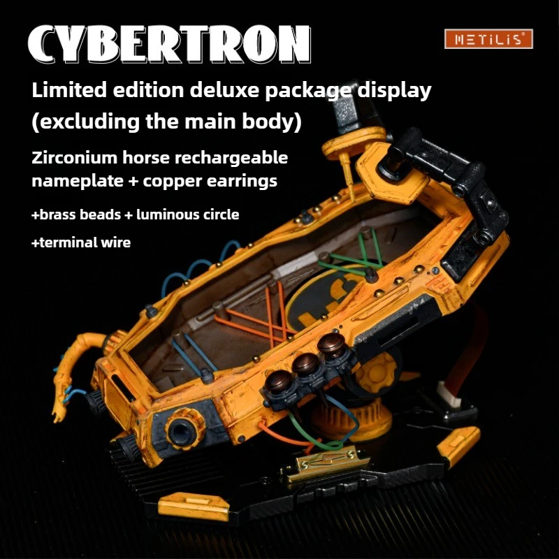 METILIS サイバトロン EDC メカニカルメタル指先プッシュカードディスプレイスタンドデスクトップおもちゃ