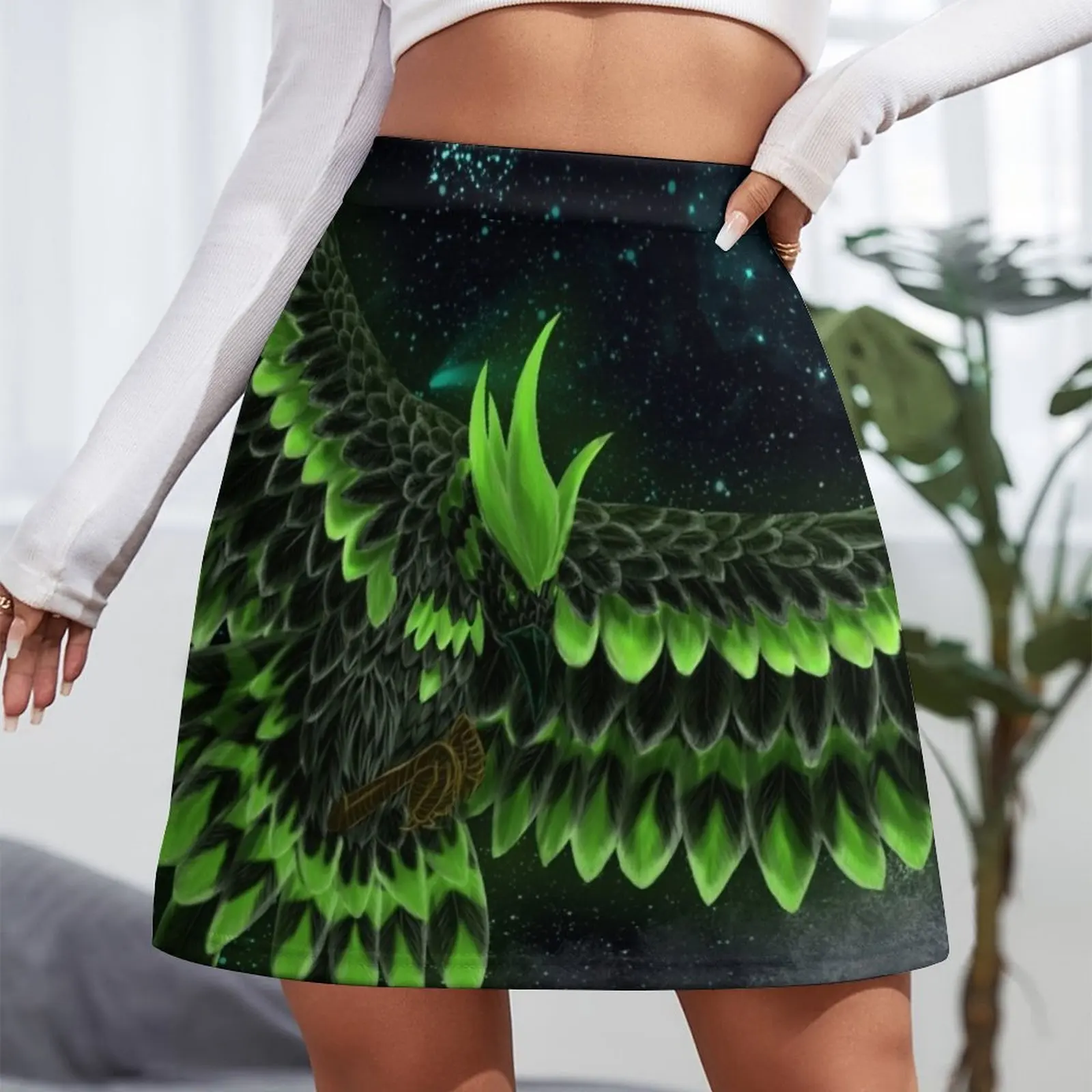 Glow in the Dark Phynix Abyss Mini Skirt luxury clothes women Women's skirt