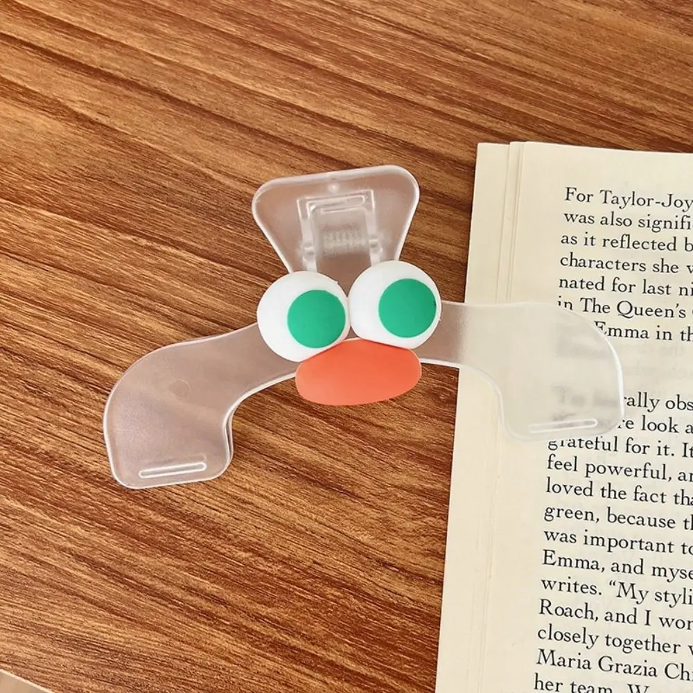 Reading Tool Transparent Page Marker Clip Book Markers Multifunctional Bookmark Clip Convenient Pagination Mark Page Divider