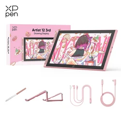 XPPen Artist 12 2nd Gen Tavoletta grafica da 12 pollici Monitor 8192 Livelli 60 Inclinazione X3 Stilo Tavoletta grafica artistica per Android Windows Mac