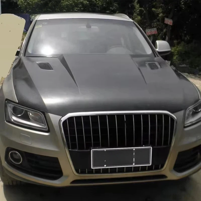 

2009-2016 Car Modification Part Front Bonnet Carbon Fiber Engine Cover Q5 Style Engine Hood