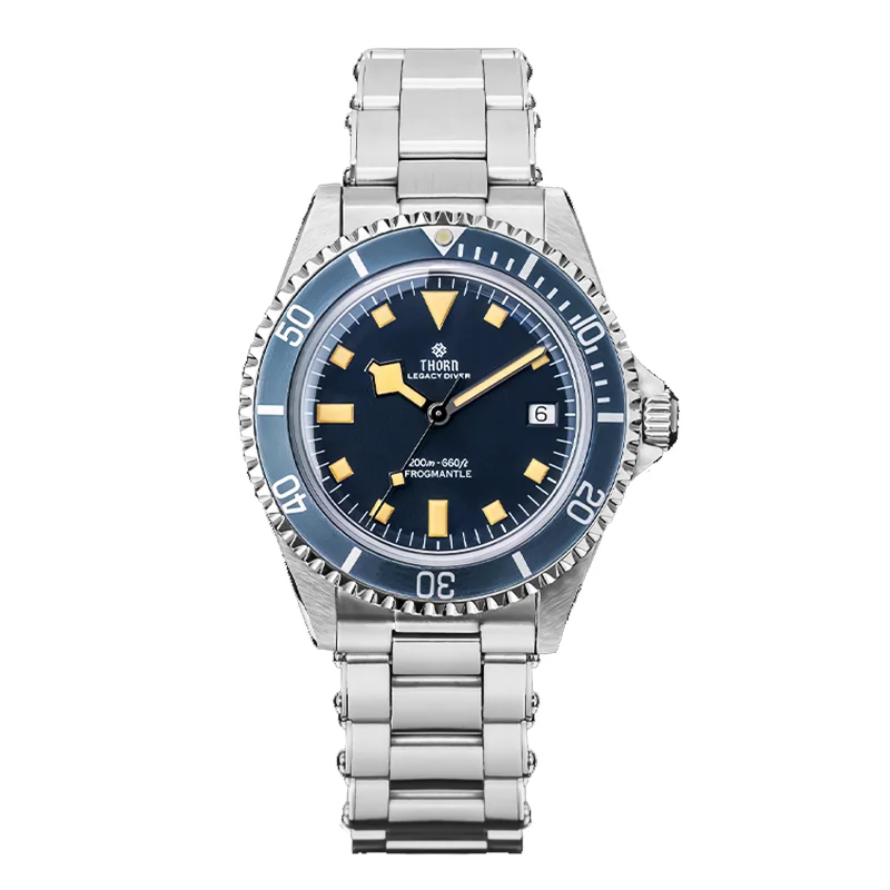 THORN T023 V2 Diver Watch Men PT5000 Automatic Watch 40Mm Mechanical Wristwatch Sapphire Waterproof 200M Vintage Luxury Watches