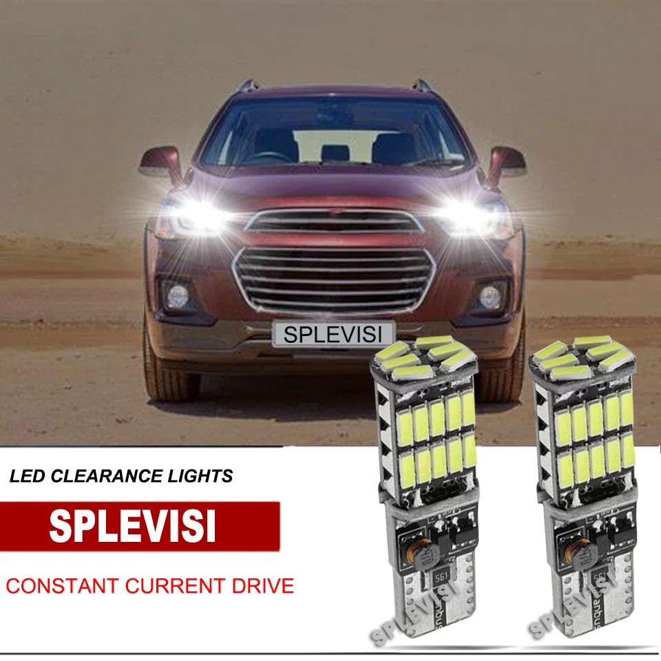 

2x T10 W5W LED Clearance Light Bulb CONSTANT CURRENT DRIVE Replace Fit For Chevrolet Cruze Corvette Captiva Aveo Niva Orlando