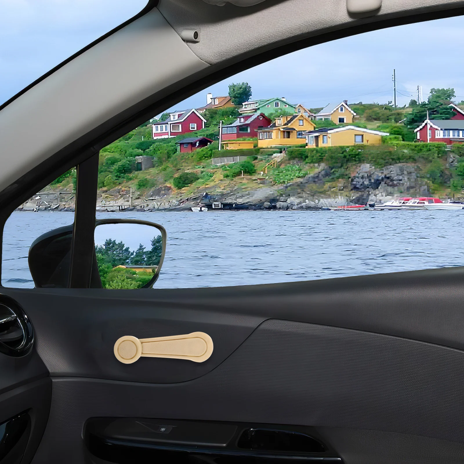 

1Pair Car Window Crank Handle Universal Replacement for Automotive Interior Front Rear Door Window Winder Riser Handle