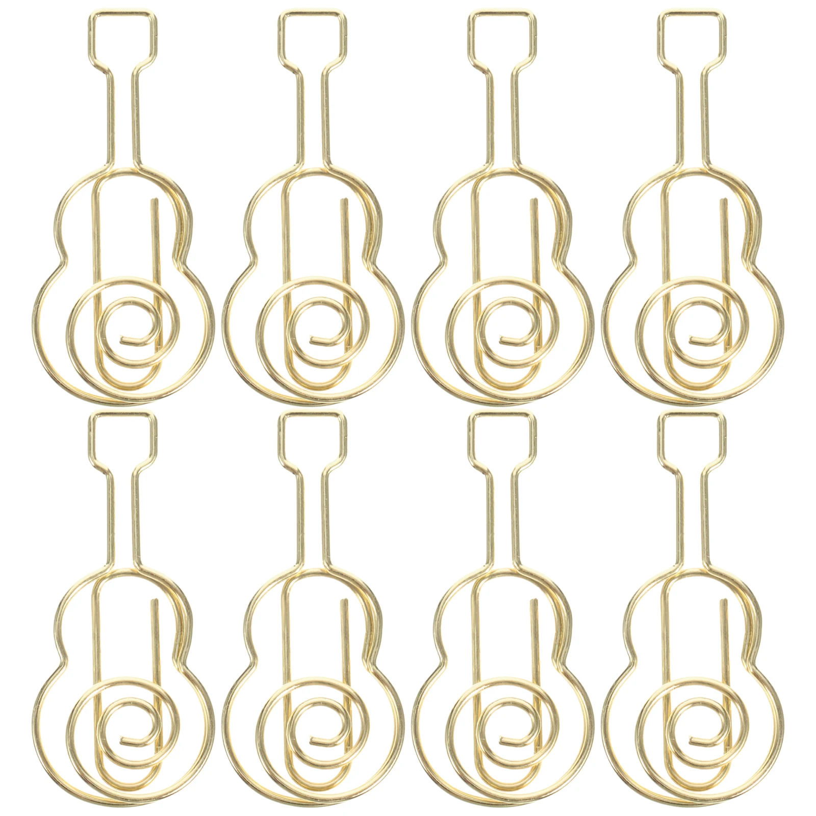 Musical Paper Clip Bulk Clips Creative Decorative Guitar Shaped Paperclips Note