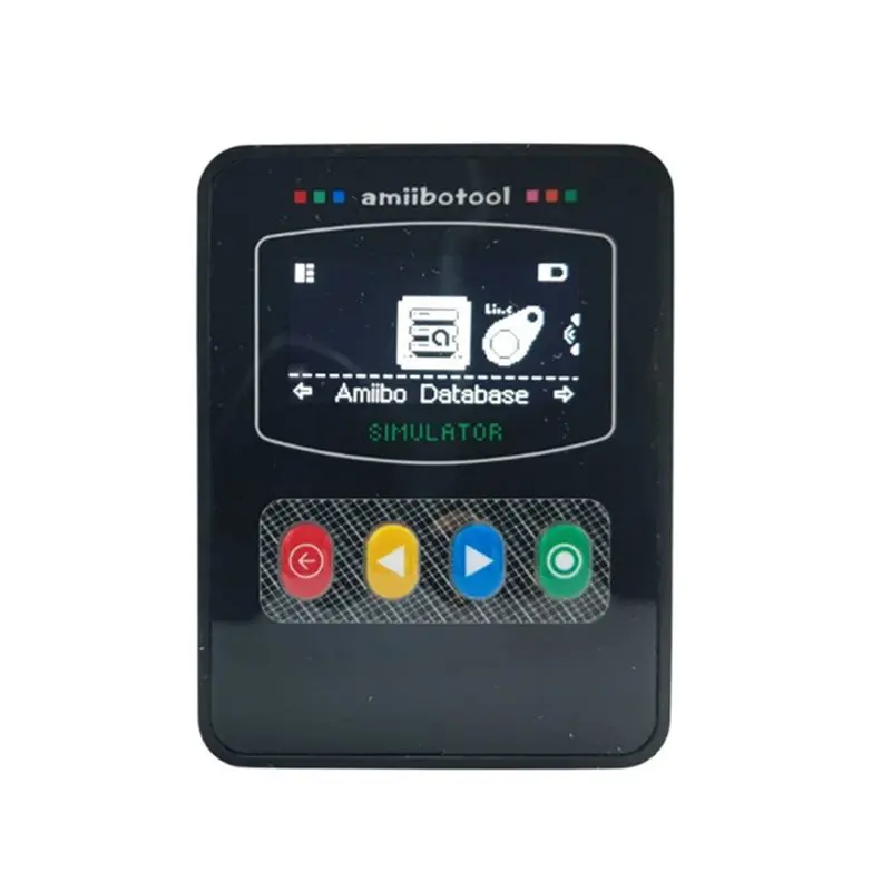 

Для Amiibotool Pixl. Умный эмулятор Js INFC OLED HD для Switch, Switch2, 3DS, Wii U, IC/NTAG, аксессуары, черный