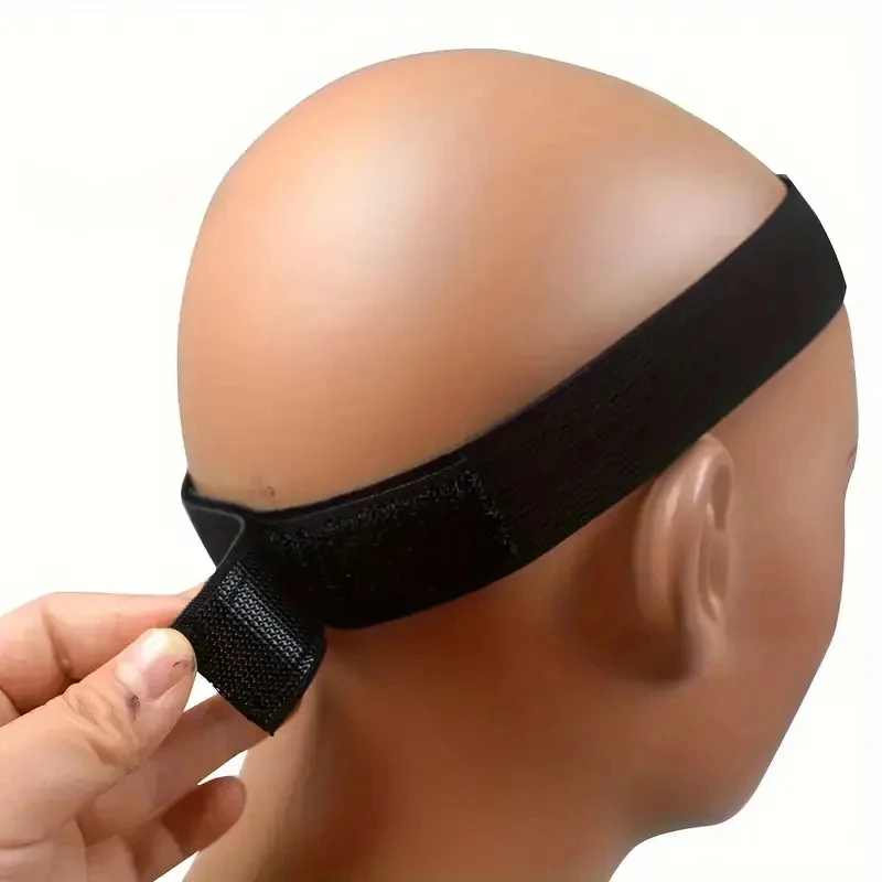 2/5 /10 pieces per package elastic headband wigs grip band lace melting band adjustable fixed wig wrap band image 2