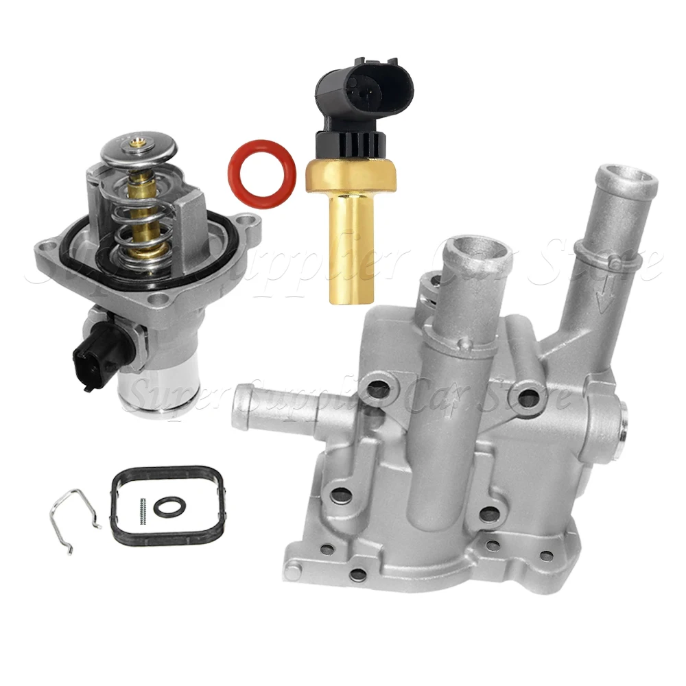 For Chevrolet Chevy Cruze Aveo Orlando / Opel Astra Zafira Signum Aluminum Engine Coolant Thermostat Housing 96984103 96817255