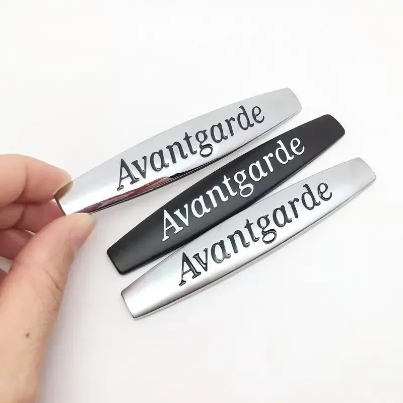 3D Metal Avantgarde Car Fender Side Emblem Badge Decal Rear Trunk Sticker For Mercedes-benz Mercedes Benz Styling Accessories