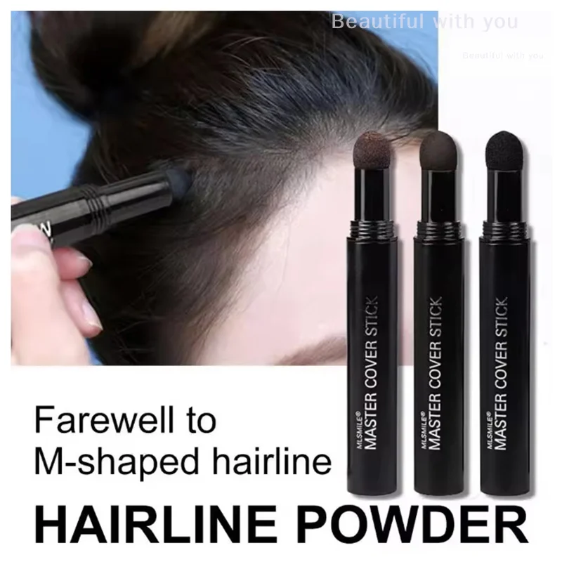 

6 Colors Hair Line Modified Repair Stick Pen Instantly Black Root Cover Up Hair Filling Hairline Shadow Pen Hair Coverage