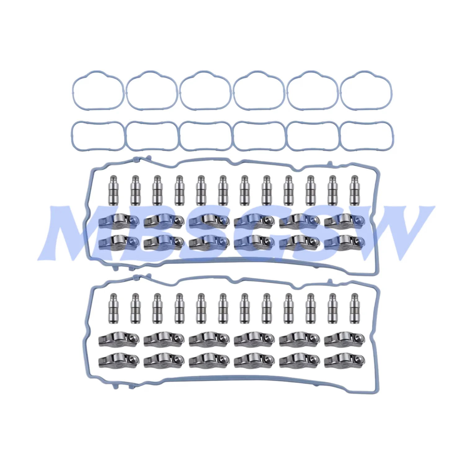 Engine Intake & Exhaust Valve Lifters Rocker Arms Gasket Set Fit 3.6 L V6 GAS ERB EHB For 2011-2016 Jeep Dodge Chrysler Ram 3.6L
