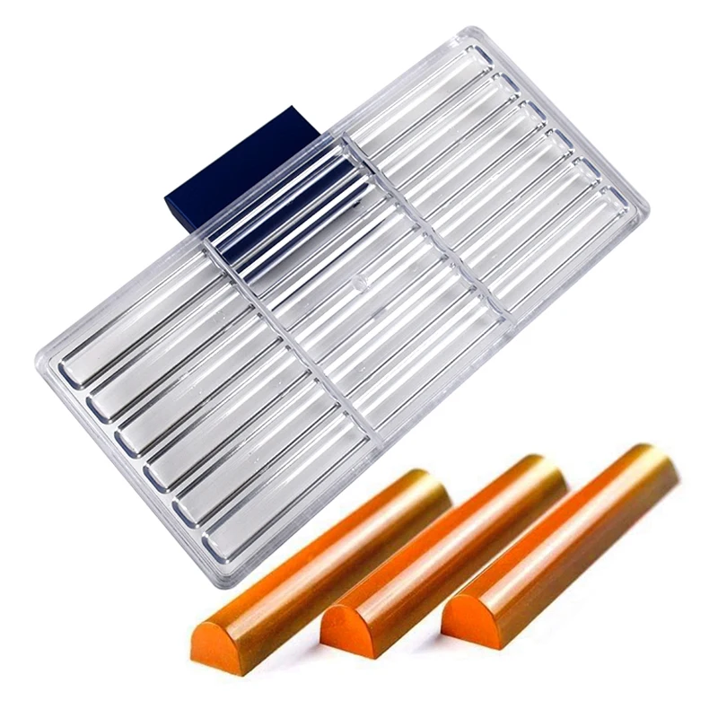 Polycarbonate Long Sticks Chocolate Mold - Candy Bonbons Fondant Ice Mould for Bakers Baking Pastry Confectionery Tools