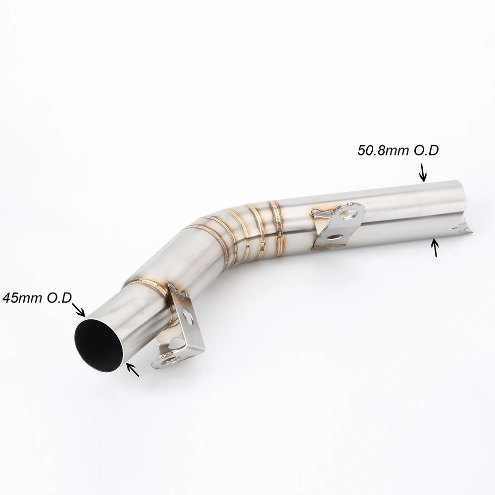 For Suzuki GSXR 750 L1-L9 2011-2019 XR 600 L1-L9 2011-2019 750 600 11-19 Escape Motorcycle Exhaust tail Link Pipe Slip-On