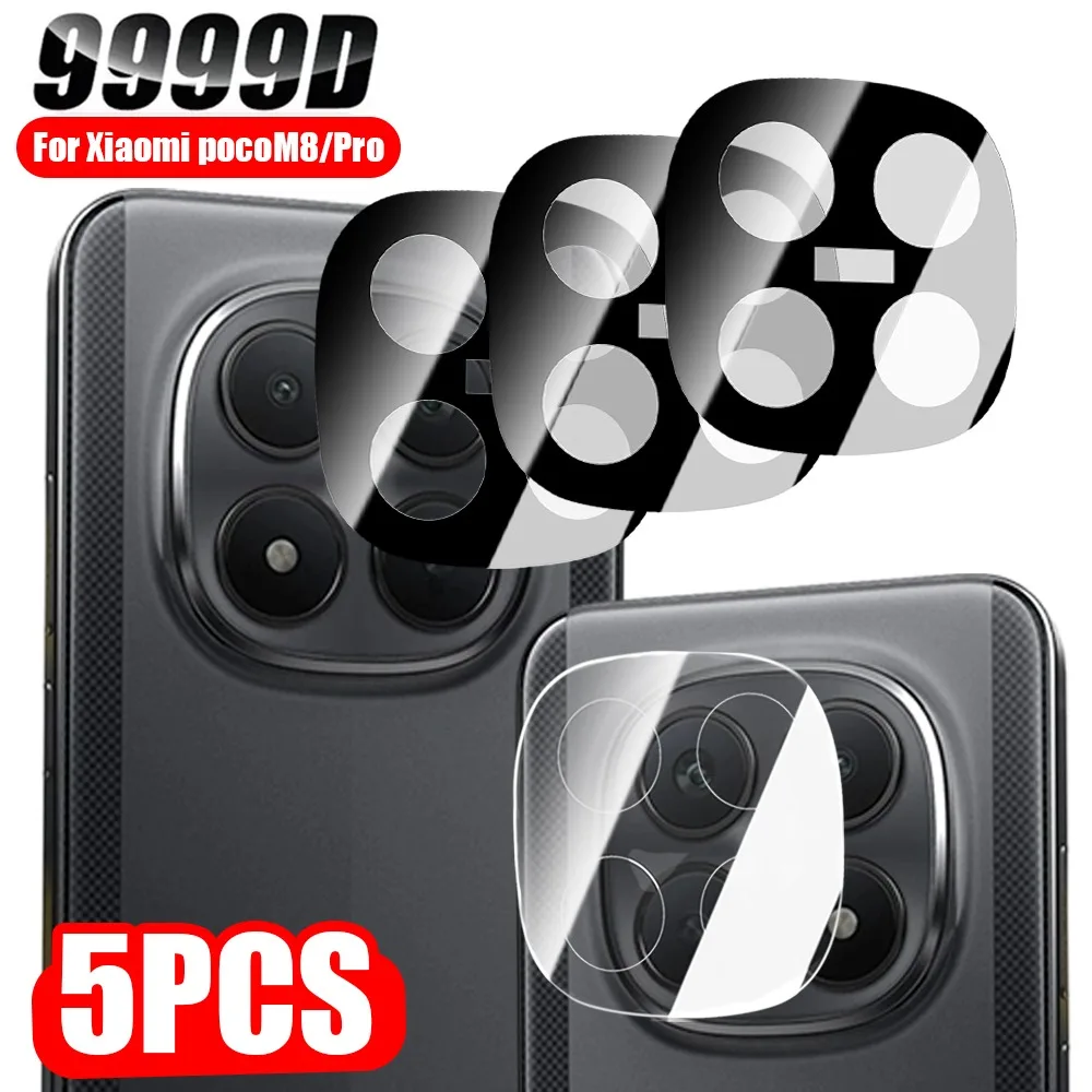 

1-5PCS Back Camera Lens Screen Protector For Xiaomi POCO M8 Pro Tempered Glass Back Lens Film HD Clear Anti-Scratch Protection