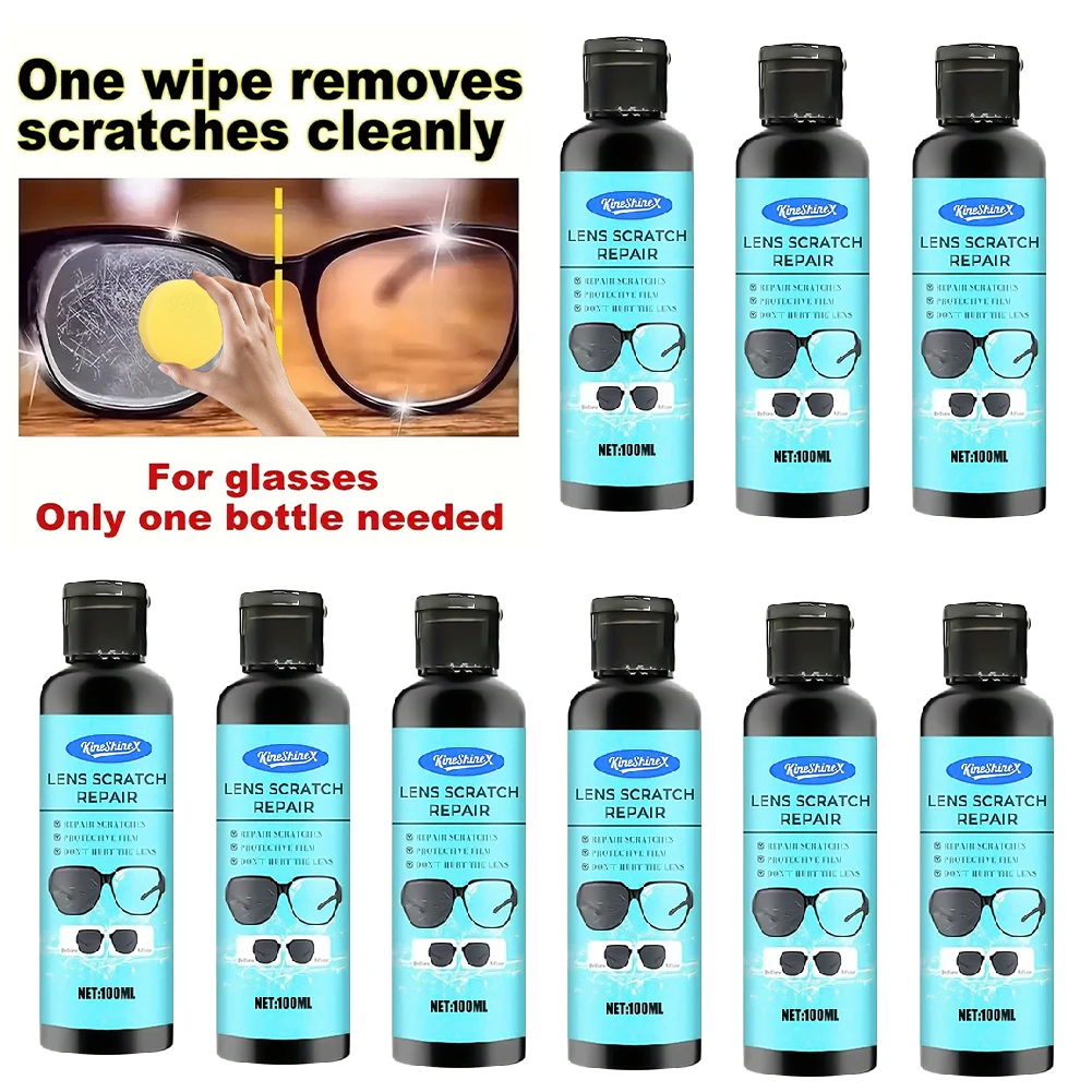 Glass Cleaner Lens Cleaner Sunglasses Eyeglass Lens Scratch Removal Spray High Concentration Cleaning Tools Glasses Repair Spray