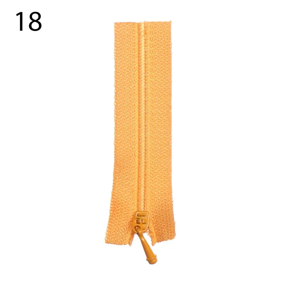 5pcs/set New 20 Colors 5*1.7cm  Clothing Zippers Mini Zipper Garment Applique Handmade Sewing Scrapbooking