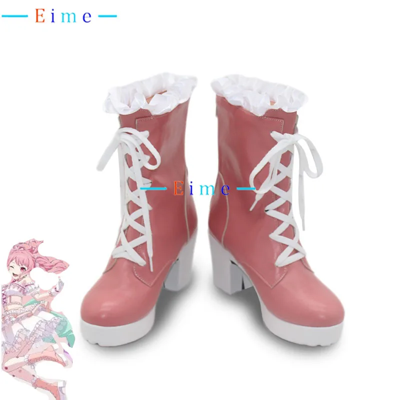 

Bang Dream Maruyama Aya Cosplay Shoes Anime Accessories Cosplay Props PU Leather Shoes Halloween Carnival Boots Custom Made