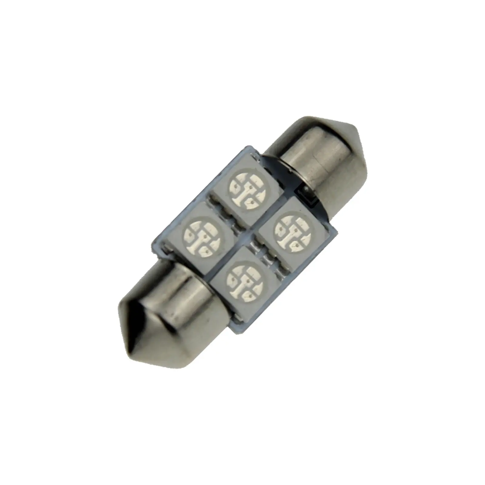 1x Blue AUTO 31MM Festoon Lamp Door Light 4 Emitters 5050 SMD LED 32mm I003-B