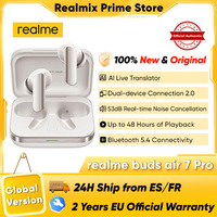 Realme Buds Air 7 Pro Ai Bluetooth Earphone 53Db 5000Hz Noise Cancellation Bt 5.4 48 Hours Battery Life Hi-Res Lhdc 5.0 Ip55 New