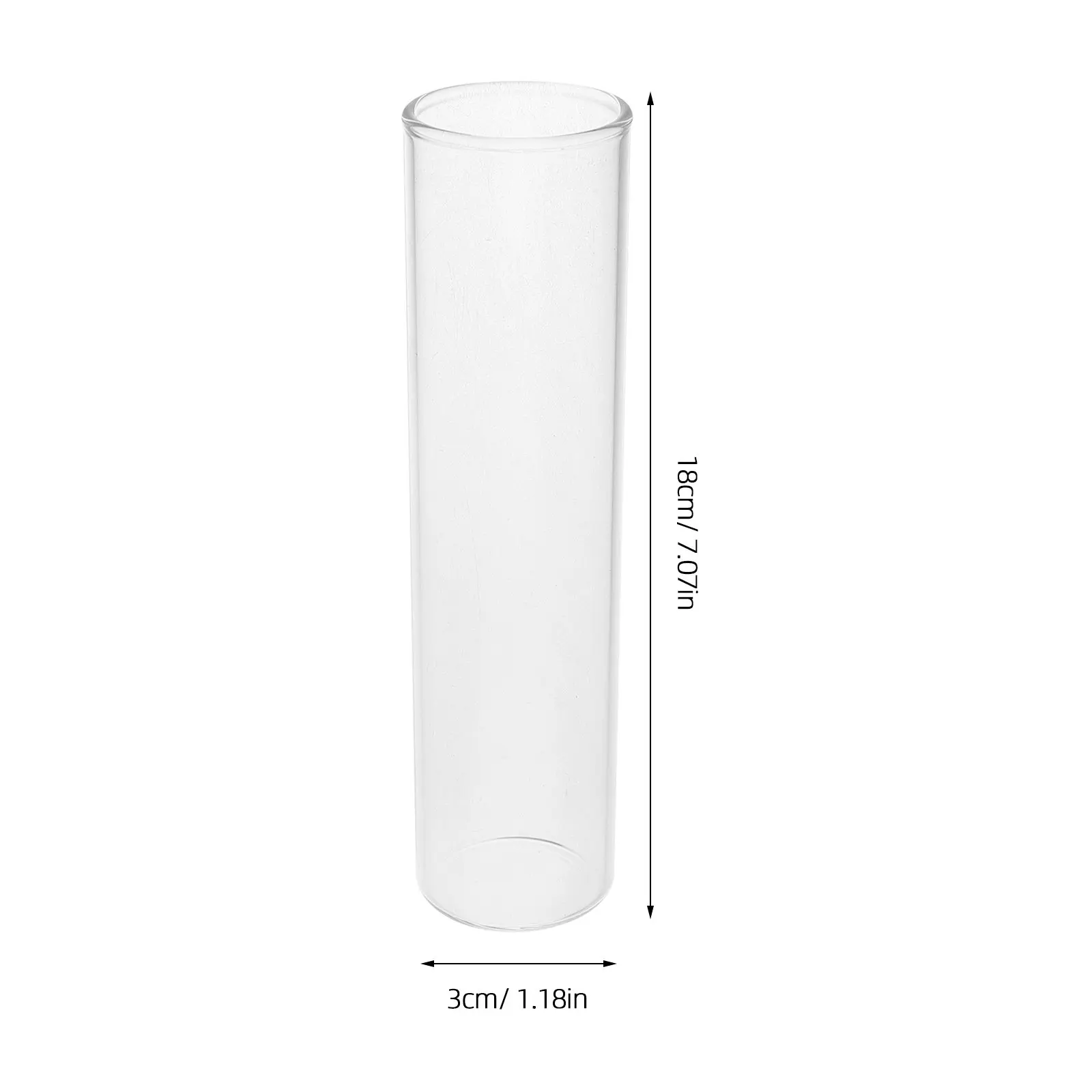 4Pcs Glass Test Tube Vase Set for Water Propagation Hydroponic Plants Decorative Flower Holder Modern Minimalist Home Decor
