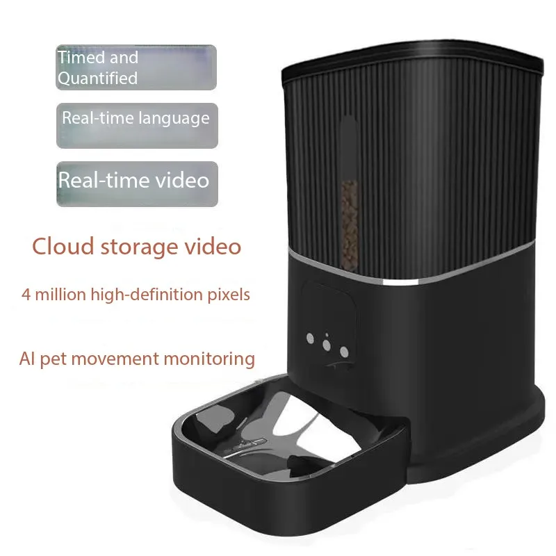 

STLF XX 6L Smart Automatic Sensor Pet Water Dispenser Timed Quantitative Remote Feeder Eco-Friendly Plastic Bowls for Dogs Voice