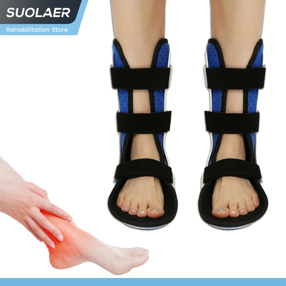 

Walkable Ankle Support Brace Ankle Stabilizer Adjustable Walking Boot for Fracture, Sprain Ankle & Broken Foot Injury Recovery