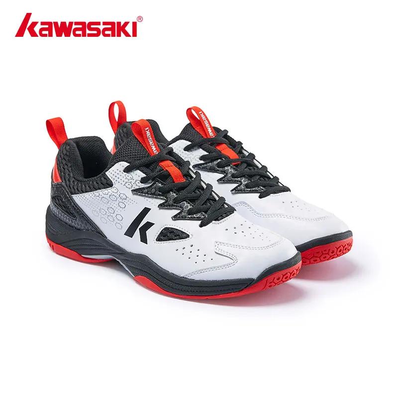 Kawasaki 2023 novo a3307 sapatos esportivos profissionais de badminton antiderrapantes e respiráveis para homens e mulheres