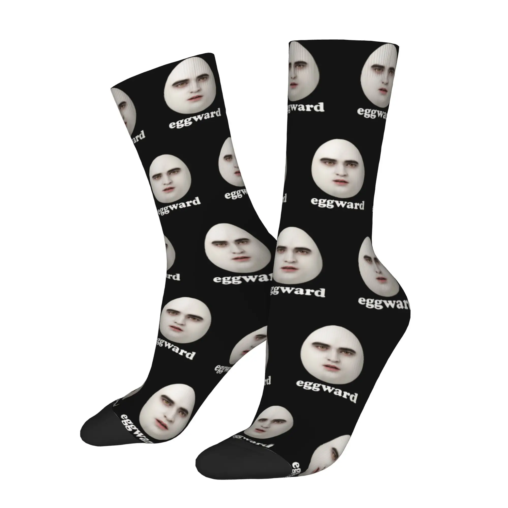 Fashion Male Men Socks Casual Eggward Funny Meme Sock Twilight Edward Cullen Graphic Women Socks Spring Summer Autumn Winter