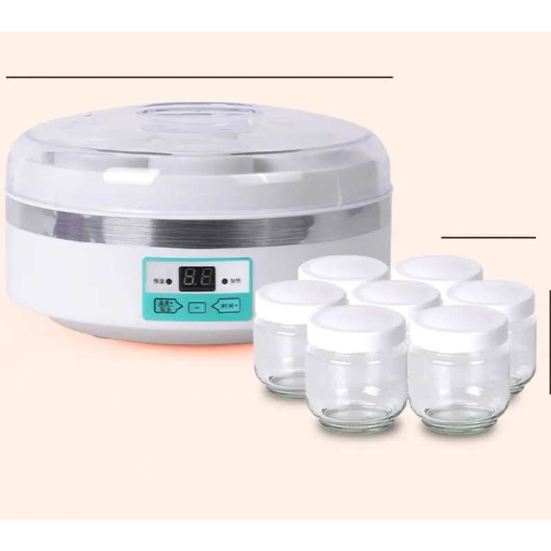Intelligent cup dividing yogurt machine, large capacity 2L homemade yogurt, rice wine, natto mash machine, household fully autom