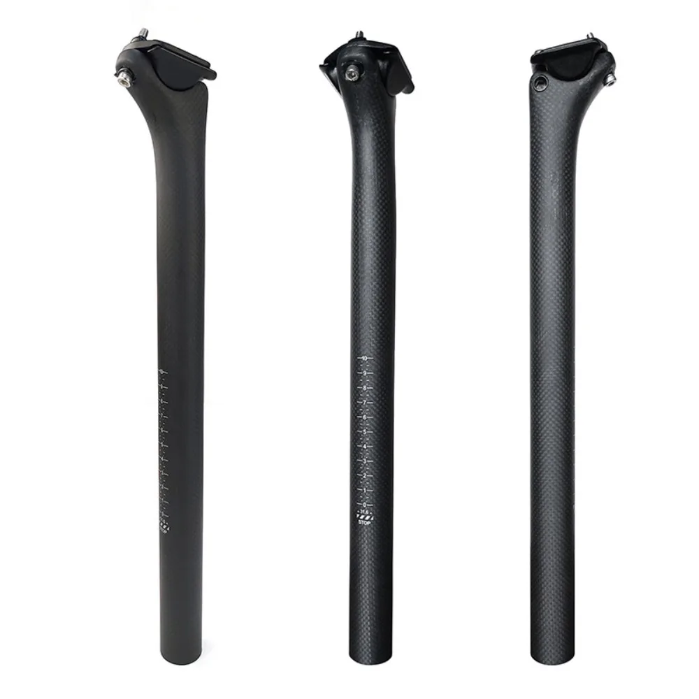 

High-quality 3K carbon fiber bicycle seat post, suitable for mountain and road bikes. Ultra-lightweight seat post accessories