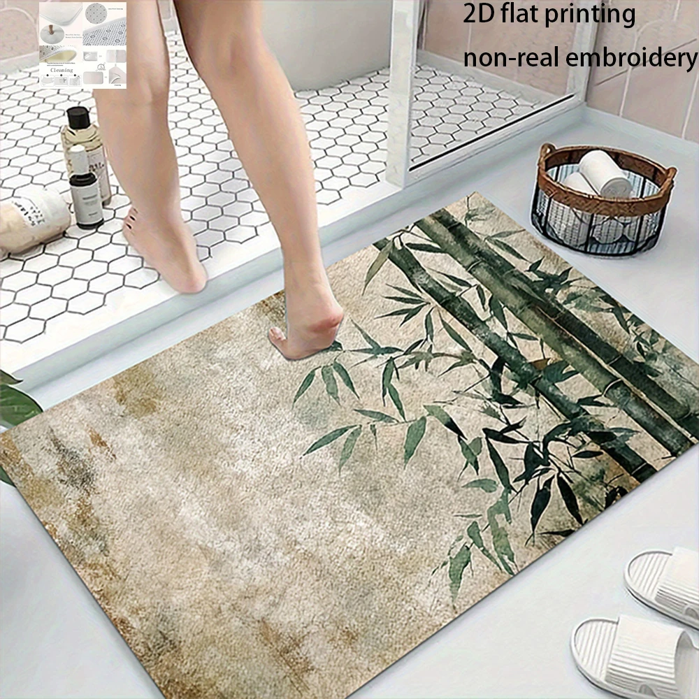 2D Flat-1pc Vintage Bambus-Bad – Bamboo Bath Mat Bewertung und Preis