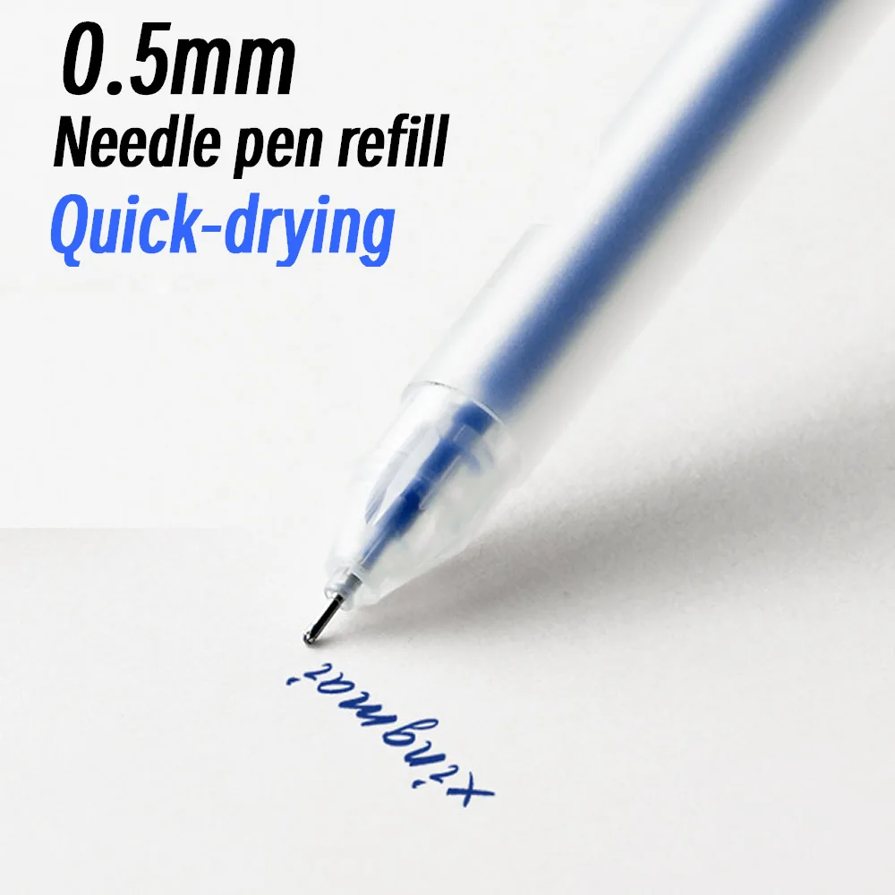 20 قطعة/المجموعة عالية الجودة إبرة نوع جل أقلام مستقيم السائل قلم Kawaii القرطاسية اللوازم المكتبية المدرسية الكتابة