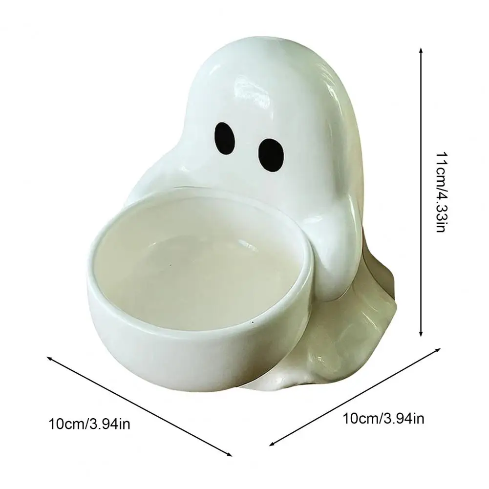 Halloween Decor Spooky Halloween Ghost Candle Holders for Home Table Decor Small Ghost Tea Light Holder Cute Resin for Scented