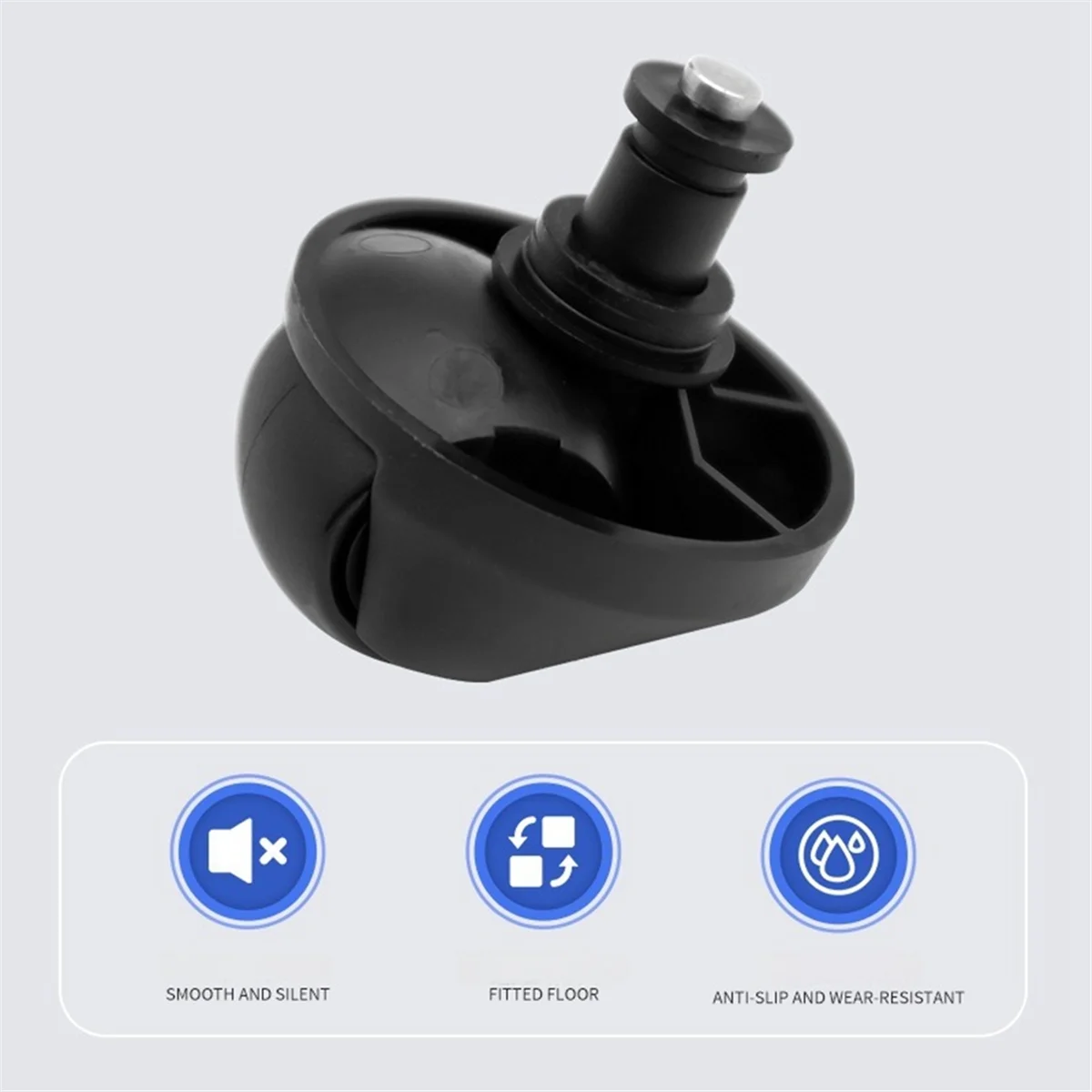 FZFZ Ersatz-Vakuum-Universalrad für L10Pro L10Plus 1T X10 X20 X30 Roboter-Staubsauger-Teile