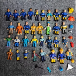 6cm cartoon Fireman sam action figure joint doll PVC kid collection model toy