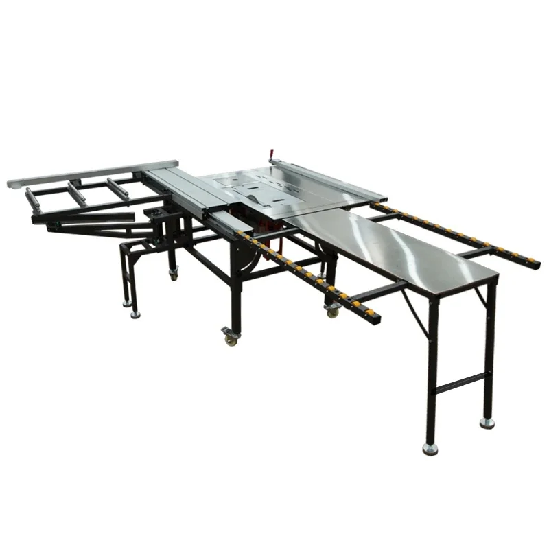 WJS600B Brushless Silent Dust-Free Dual Blade Woodworking Table Saw, Precision Sliding Push Table Saw Integrated Sub-mother Saw