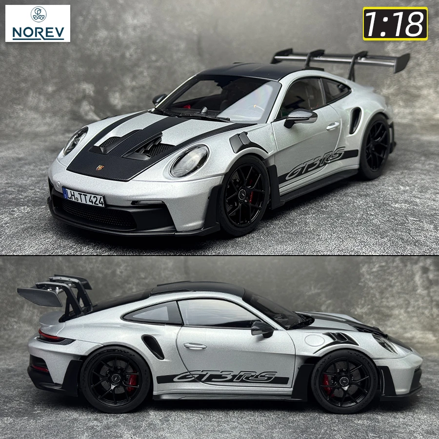 NOREV ダイキャストモデル 1:18 ポルシェ 911 GT3 RS 2022 メタルカー
